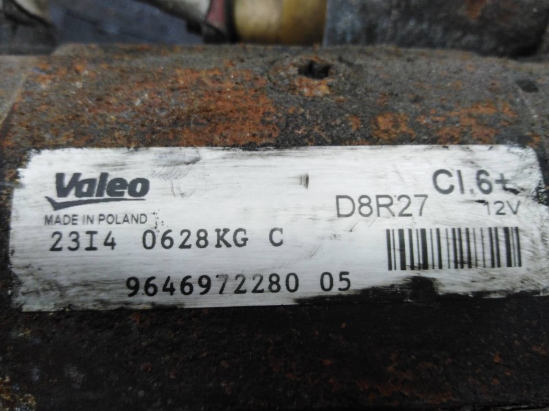 Recambio de motor arranque para citroën c4 grand picasso feel edition referencia OEM IAM 9646972280 23I40628KGC 