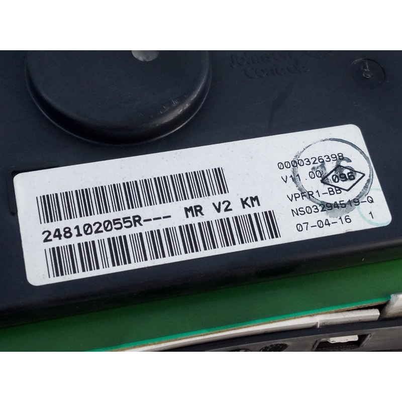 Recambio de cuadro instrumentos para dacia lodgy laureate referencia OEM IAM 248102055R  E2-A1-32-1