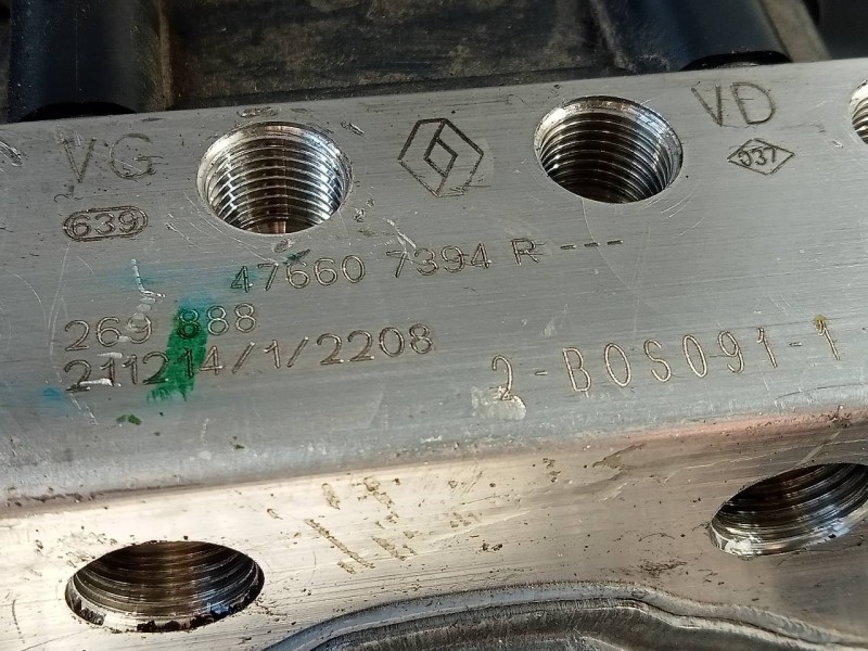 Recambio de abs para renault kadjar intens referencia OEM IAM 476607394R  P3-B9-14-2