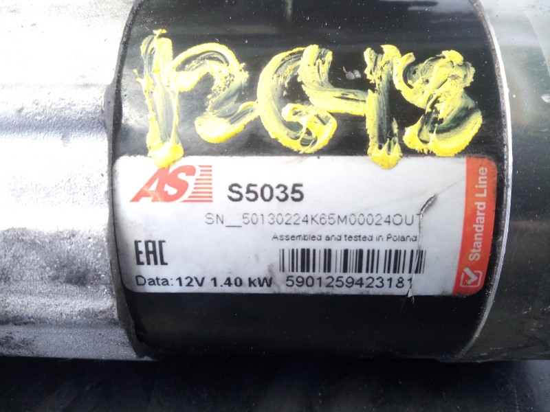 Recambio de motor arranque para dacia lodgy laureate referencia OEM IAM S5035 5901259423181 P3-B7-28-3