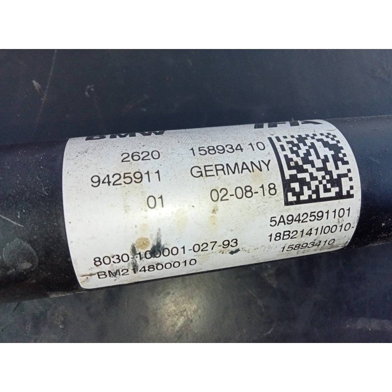 Recambio de transmision central delantera para bmw serie x3 (g01) xdrive20d referencia OEM IAM 9425911 15893410 P1-B6-16