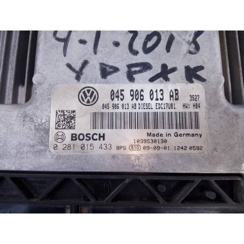 Recambio de centralita motor uce para seat ibiza (6j5) reference referencia OEM IAM 0281015433 045906013AB E2-A1-34-5