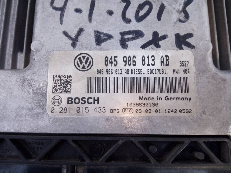 Recambio de centralita motor uce para seat ibiza (6j5) reference referencia OEM IAM 0281015433 045906013AB E2-A1-34-5
