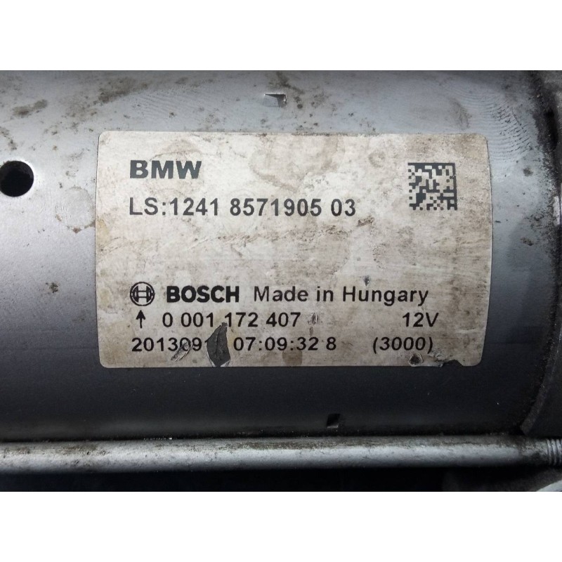 Recambio de motor arranque para bmw serie 1 lim. (f20) 114d referencia OEM IAM 857190503  P3-B7-8-3