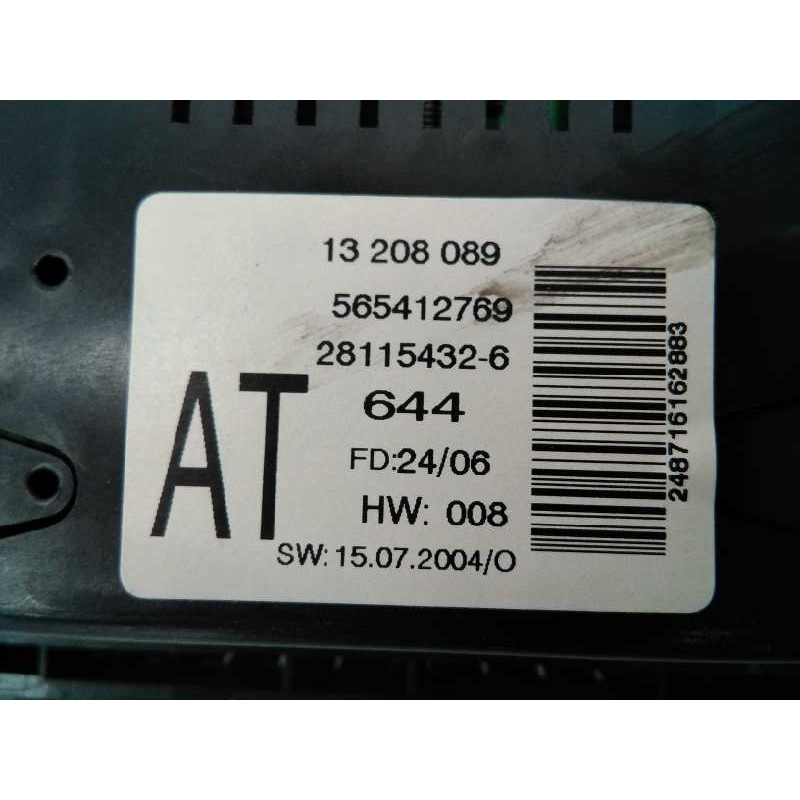 Recambio de pantalla multifuncion para opel astra gtc sport referencia OEM IAM 281154326 565412769 E3-A5-34-2