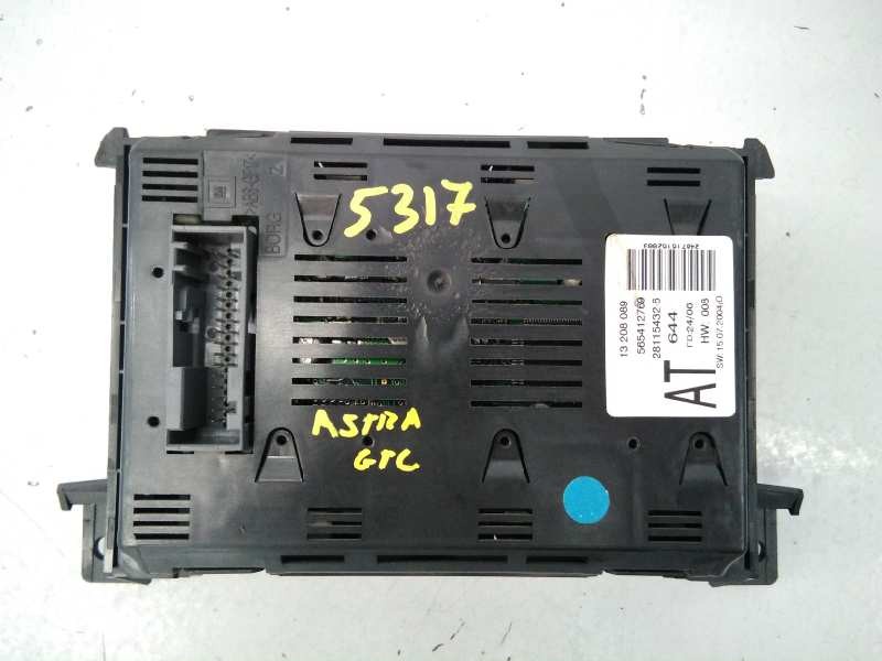 Recambio de pantalla multifuncion para opel astra gtc sport referencia OEM IAM 281154326 565412769 E3-A5-34-2