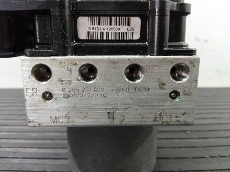 Recambio de abs para nissan qashqai (j10) acenta referencia OEM IAM 0265231899 47660JD000 P3-A8-4-3