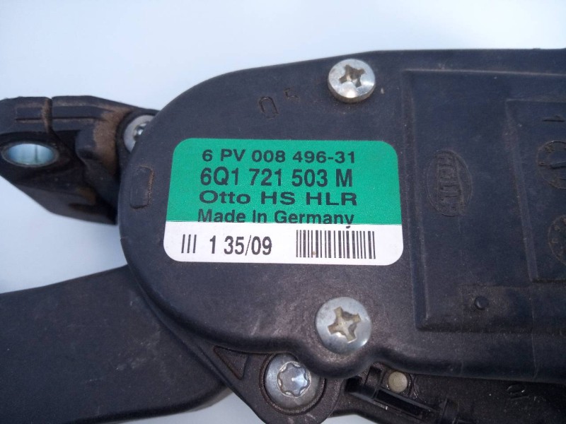 Recambio de pedal acelerador para seat ibiza (6j5) reference referencia OEM IAM 6Q1721503M 6PV00849631 E2-A1-22-3