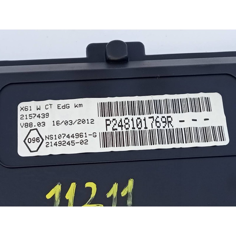 Recambio de cuadro instrumentos para renault kangoo expression referencia OEM IAM P248101769R  E2-A1-38-2