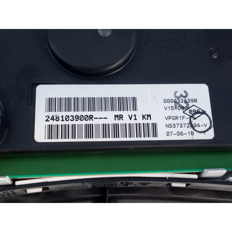 Recambio de cuadro instrumentos para dacia dokker ambiance referencia OEM IAM 248103900R  E2-A1-32-1