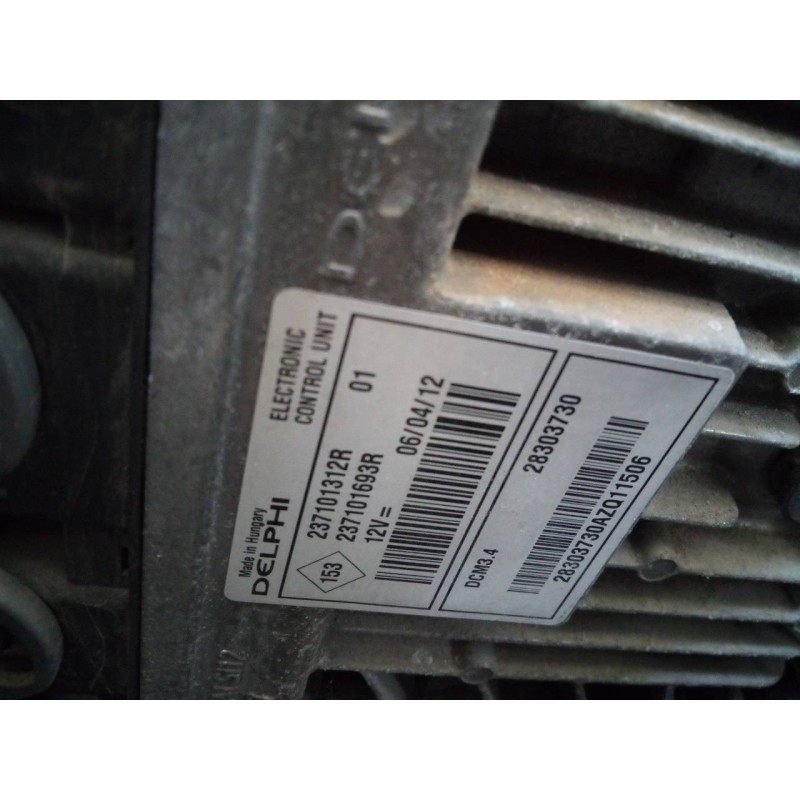 Recambio de centralita motor uce para renault twingo authentique referencia OEM IAM 237101312R 237101693R 