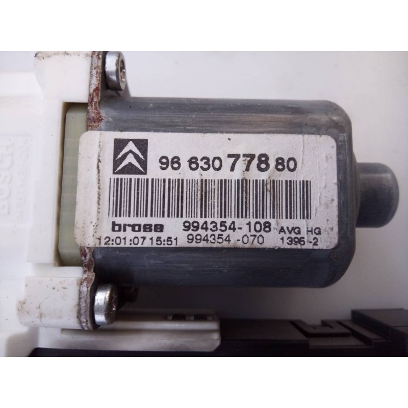 Recambio de elevalunas delantero izquierdo para citroën c6 exclusive referencia OEM IAM 9663077880  E1-A4-28-1