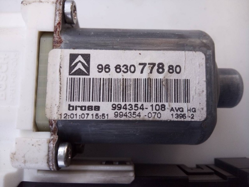 Recambio de elevalunas delantero izquierdo para citroën c6 exclusive referencia OEM IAM 9663077880  E1-A4-28-1