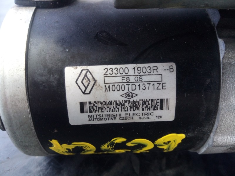 Recambio de motor arranque para dacia dokker ambiance referencia OEM IAM 233001903R  P3-B7-29-2