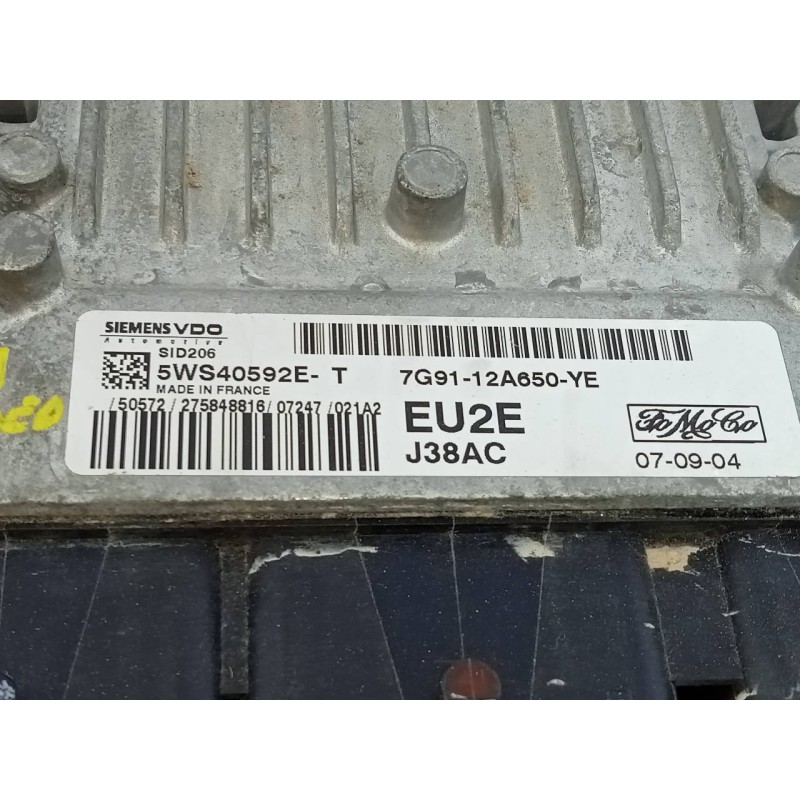 Recambio de centralita motor uce para ford mondeo ber. (ca2) titanium referencia OEM IAM 7G9112A650YE 5WS400592E E3-B3-25-2