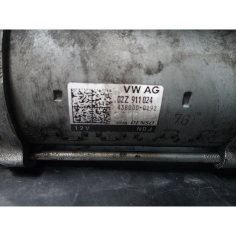 Recambio de motor arranque para seat ateca (kh7) reference plus referencia OEM IAM 02Z911024 4380000192 P3-B7-3-1