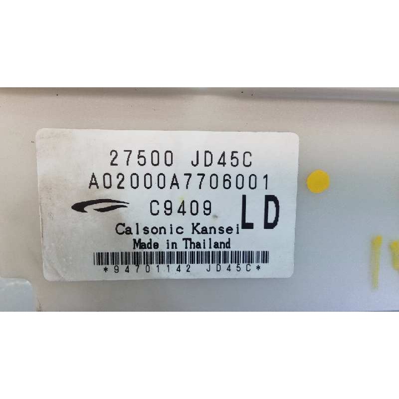 Recambio de mando climatizador para nissan qashqai (j10) acenta referencia OEM IAM 27500JD45C A02000A7706001 E3-B4-32-3