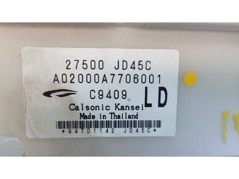 Recambio de mando climatizador para nissan qashqai (j10) acenta referencia OEM IAM 27500JD45C A02000A7706001 E3-B4-32-3