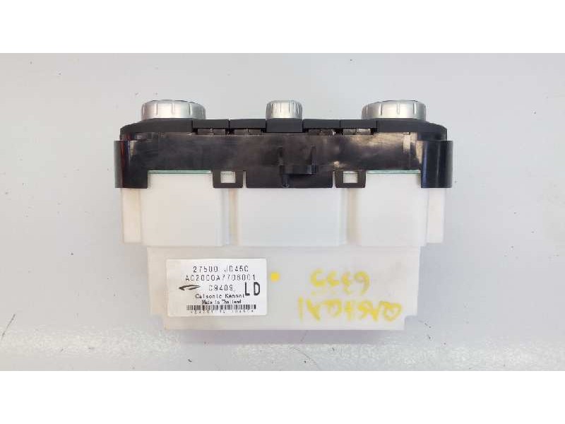 Recambio de mando climatizador para nissan qashqai (j10) acenta referencia OEM IAM 27500JD45C A02000A7706001 E3-B4-32-3