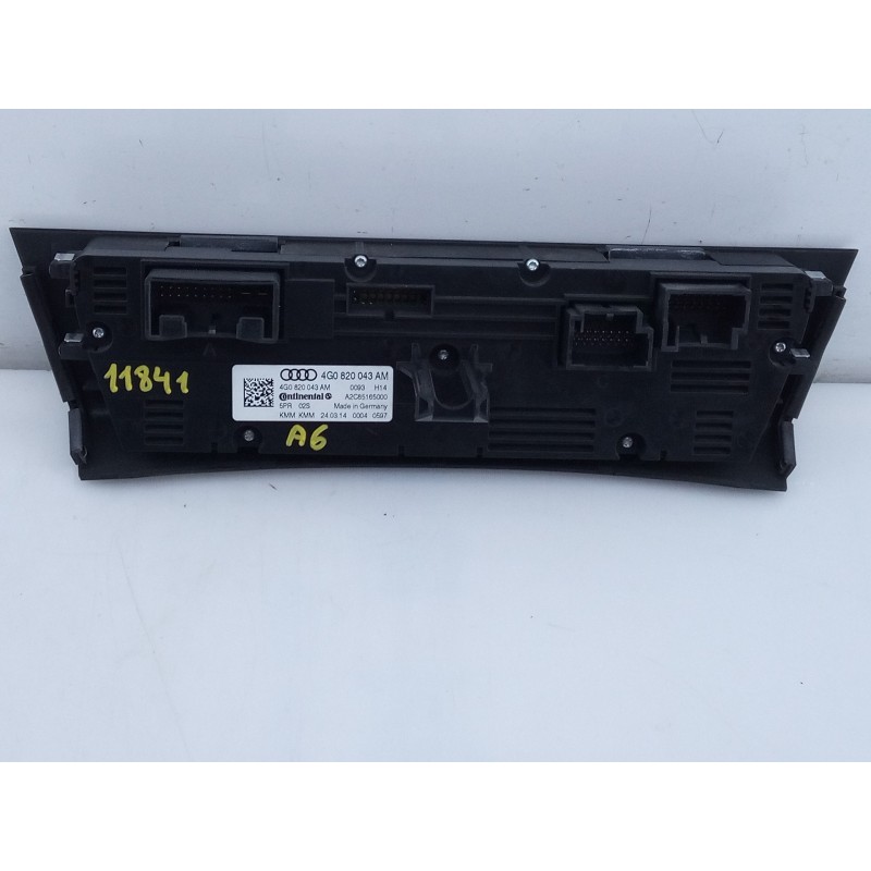 Recambio de mando climatizador para audi a6 avant (4g5) 3.0 tdi quattro referencia OEM IAM 4G0820043AM  E2-A3-13-1