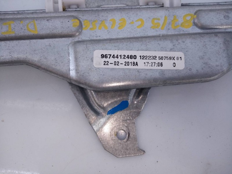 Recambio de elevalunas delantero izquierdo para citroën c-elysée feel referencia OEM IAM 9674412480  E1-A4-14-2