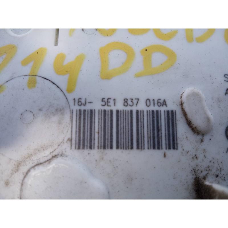 Recambio de cerradura puerta delantera derecha para seat toledo (kg3) reference referencia OEM IAM 16J5E1837016A  E1-B6-44-2