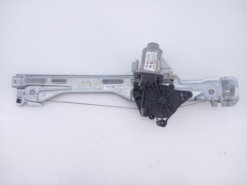 Recambio de elevalunas trasero derecho para citroën c-elysée feel referencia OEM IAM 9677417480  E1-A4-40-1