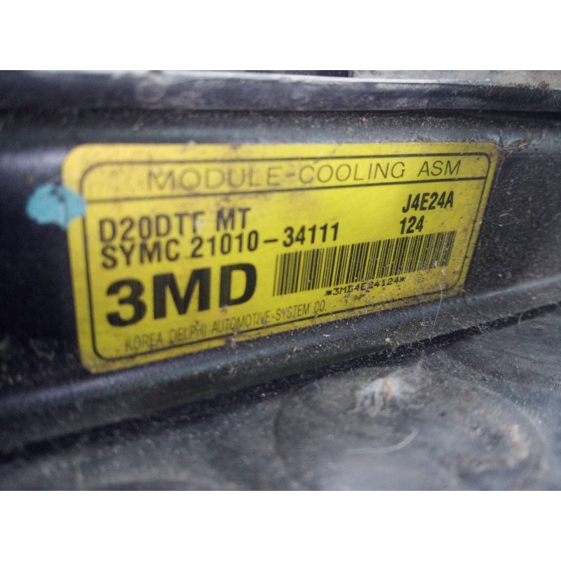 Recambio de electroventilador para ssangyong korando premium 4x2 referencia OEM IAM 2101034111  P2-A7-4