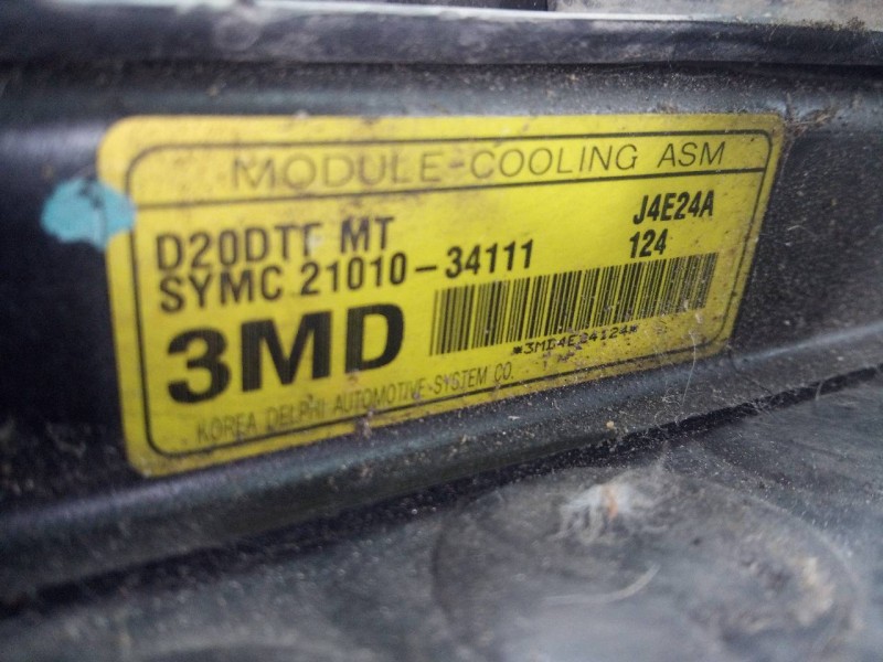 Recambio de electroventilador para ssangyong korando premium 4x2 referencia OEM IAM 2101034111  P2-A7-4