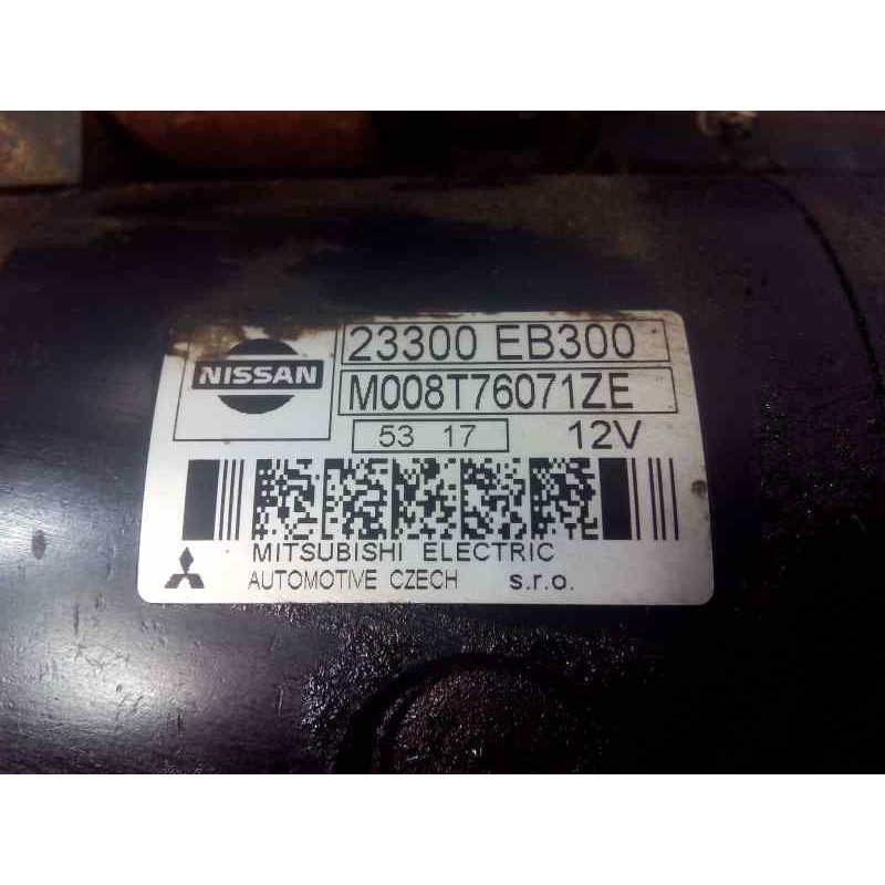 Recambio de motor arranque para nissan pathfinder (r51) 2.5 dci se referencia OEM IAM 23300EB300 M0008T76071ZE P3-A7-3-3