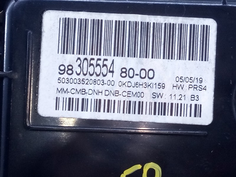 Recambio de cuadro instrumentos para peugeot 5008 gt line referencia OEM IAM 9830555480  E3-B2-29-4