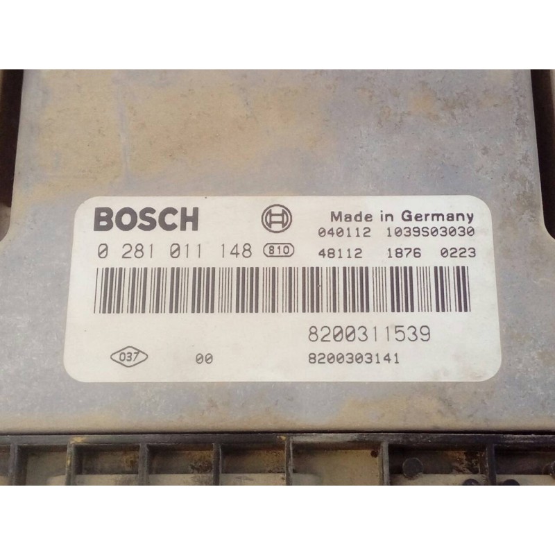 Recambio de centralita motor uce para renault laguna ii (bg0) authentique referencia OEM IAM 8200311539 0281011148 E2-A1-43-6