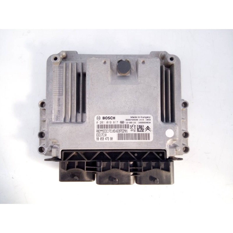 Recambio de centralita motor uce para citroën berlingo cuadro confort referencia OEM IAM 9805947380 0281019817 E3-B2-30-2