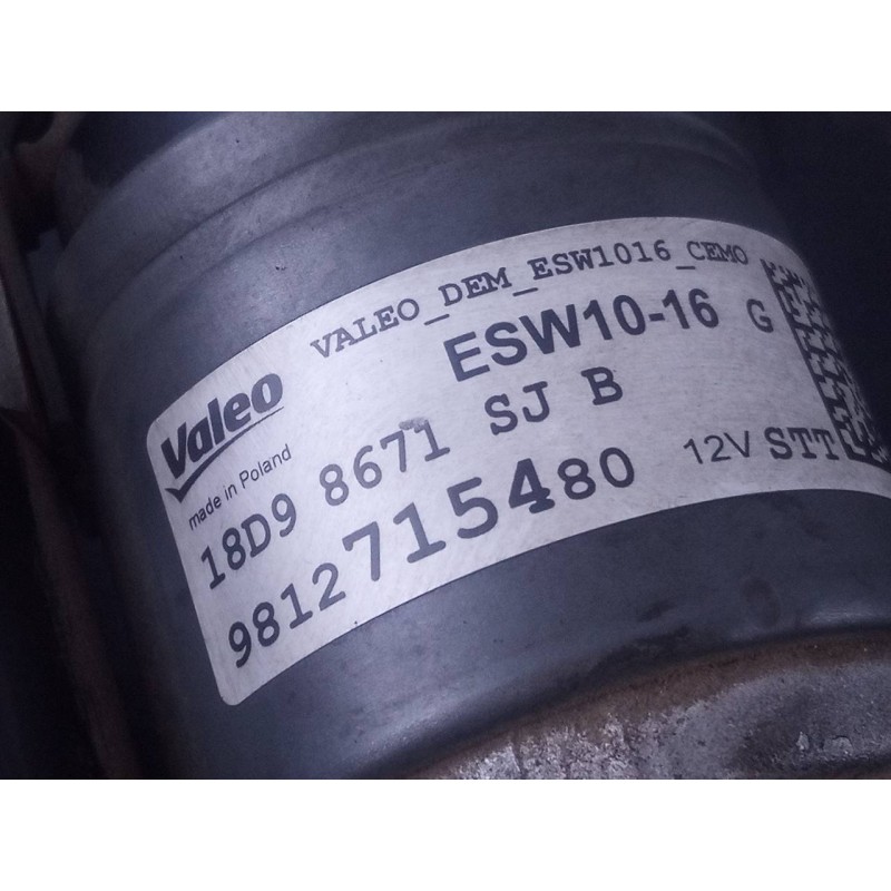 Recambio de motor arranque para peugeot 5008 gt line referencia OEM IAM 9812715480 18D98671SJB P3-A10-13-1