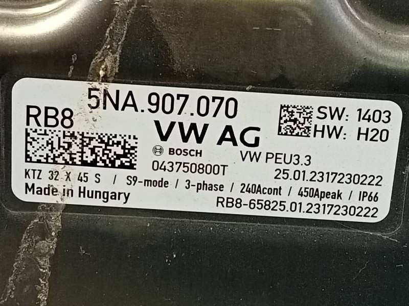 Recambio de modulo electronico para audi q3 sportback (f3n) 35 tfsi s line referencia OEM IAM 5NA907070 043750800T P1-B5-13