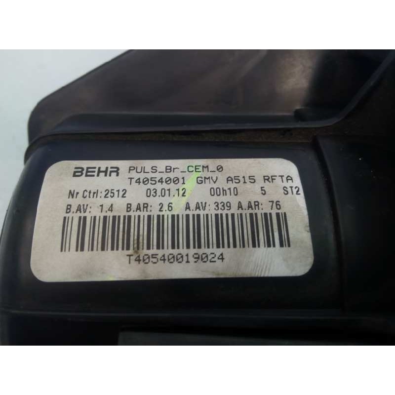 Recambio de ventilador calefaccion para citroën c3 collection referencia OEM IAM T405400119024  E1-A4-35-2