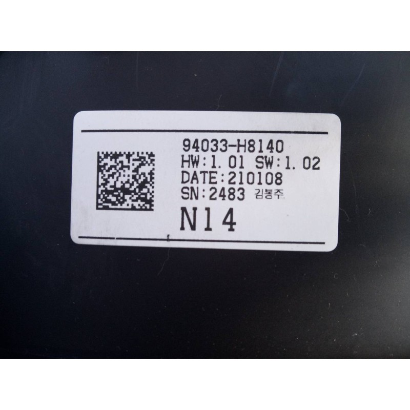 Recambio de cuadro instrumentos para kia rio (yb) drive referencia OEM IAM 94033H8140  E3-A3-40-1