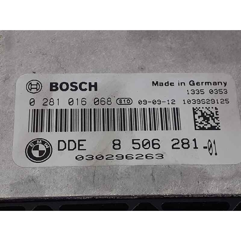 Recambio de centralita motor uce para bmw serie 1 berlina (e81/e87) 116d referencia OEM IAM 0281016068 850628101 E3-A2-5-1