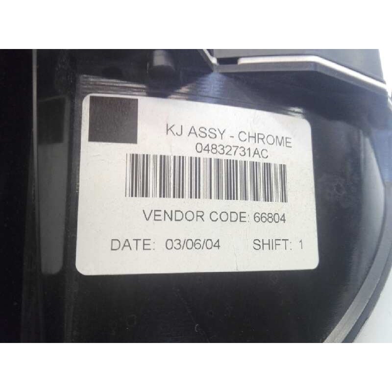 Recambio de cuadro instrumentos para chrysler jeep cherokee (kj) 2.5 crd sport referencia OEM IAM P56010587AE 04832731AC E3-B6-2