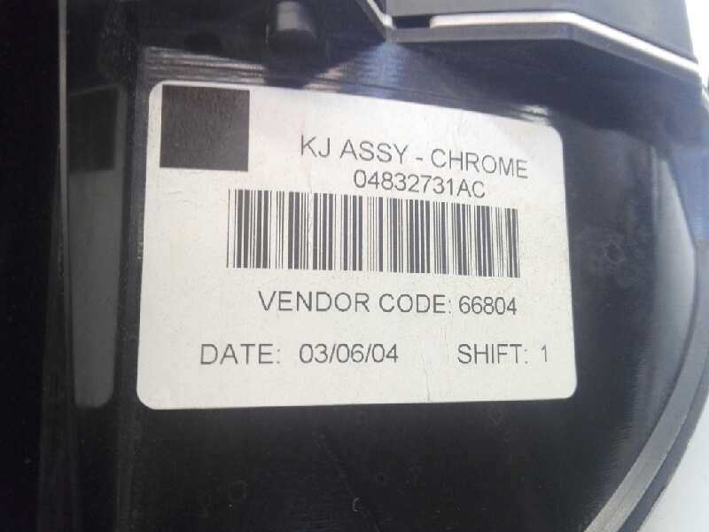 Recambio de cuadro instrumentos para chrysler jeep cherokee (kj) 2.5 crd sport referencia OEM IAM P56010587AE 04832731AC E3-B6-2