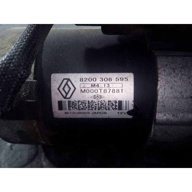 Recambio de motor arranque para renault megane ii berlina 3p 1.5 dci diesel referencia OEM IAM 8200306595 M000T87881 P3-B8-14-3