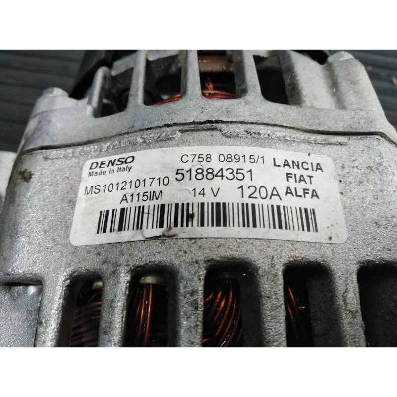 Recambio de alternador para jeep renegade limited 4wd referencia OEM IAM 51884351 MS1012101710 P3-A4-23-2