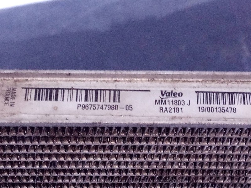 Recambio de radiador agua para peugeot 5008 gt line referencia OEM IAM P967574798005  P2-A6-2