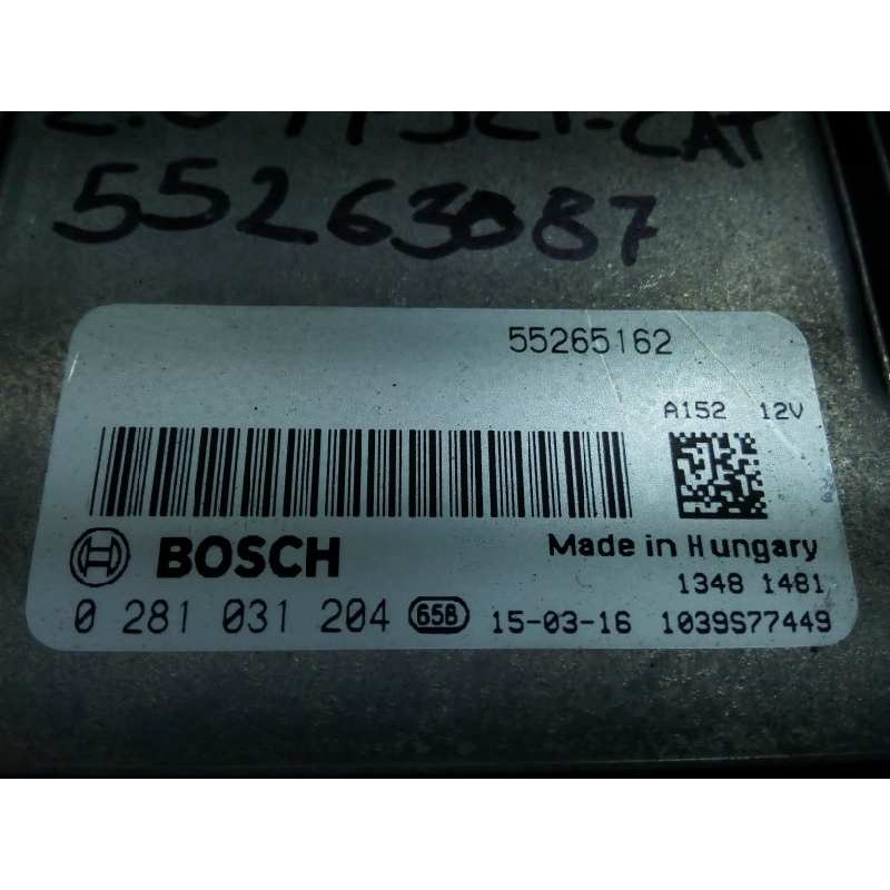 Recambio de centralita motor uce para jeep renegade limited 4wd referencia OEM IAM 55265162 0281031204 E3-B6-22-5