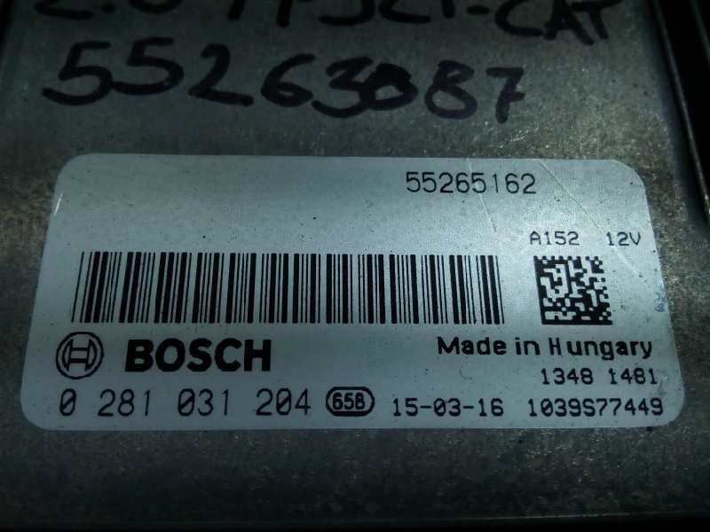 Recambio de centralita motor uce para jeep renegade limited 4wd referencia OEM IAM 55265162 0281031204 E3-B6-22-5