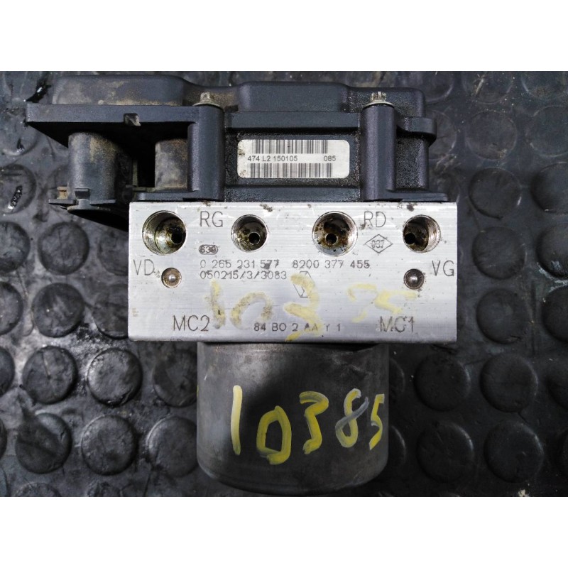 Recambio de abs para renault megane ii berlina 3p 1.5 dci diesel referencia OEM IAM 0265231577 8200377455 P3-A8-12-1