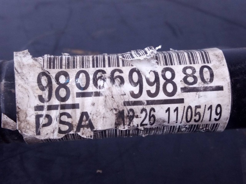 Recambio de transmision delantera izquierda para peugeot 5008 gt line referencia OEM IAM 9806699880  P1-A6-31