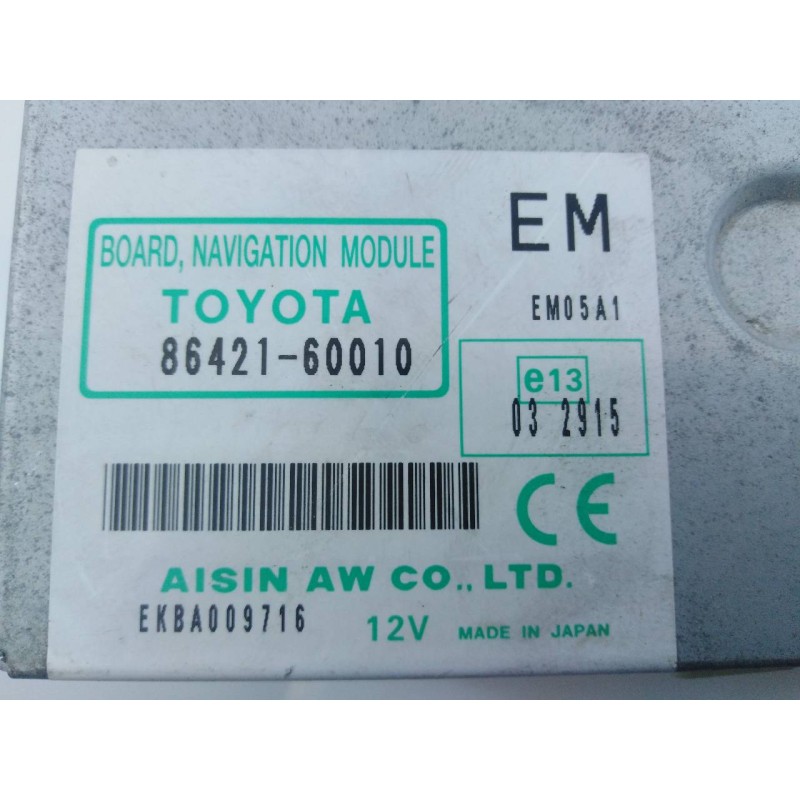 Recambio de modulo electronico para toyota land cruiser 200 (j14) vxl referencia OEM IAM 8642160010  E3-B2-14-3