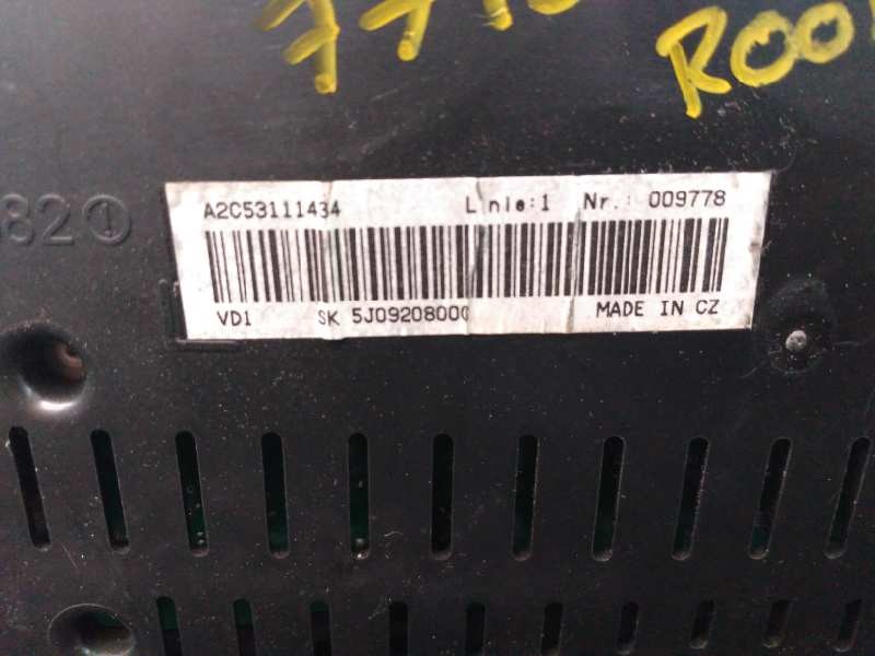 Recambio de cuadro instrumentos para skoda roomster (5j7) praktik referencia OEM IAM 5J0920800C A2C53111434 E2-A1-33-3