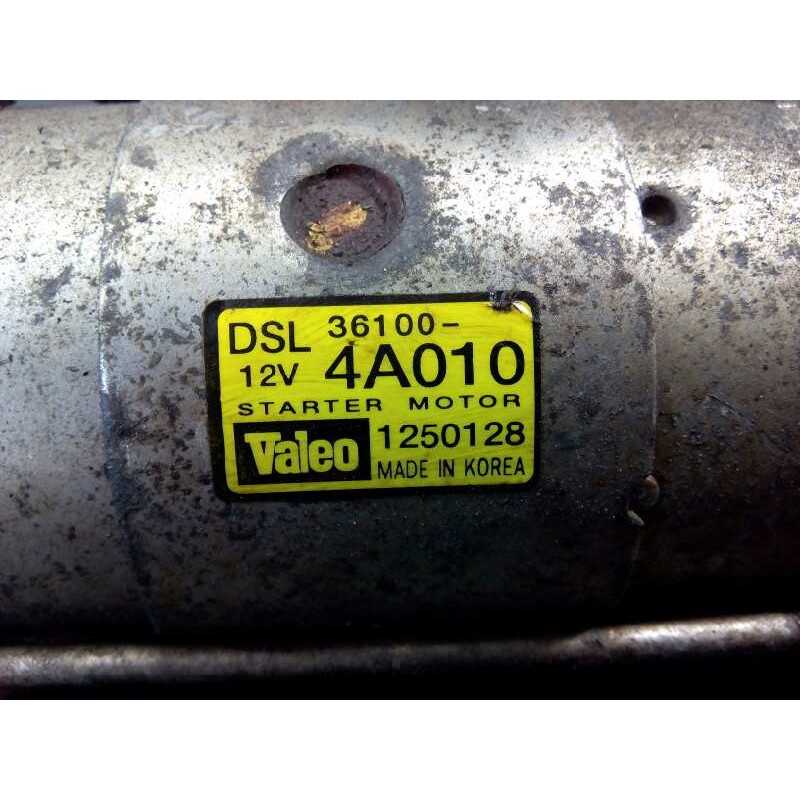 Recambio de motor arranque para kia sorento 2.5 crdi referencia OEM IAM 361004A010 1250128 P3-A10-15-4